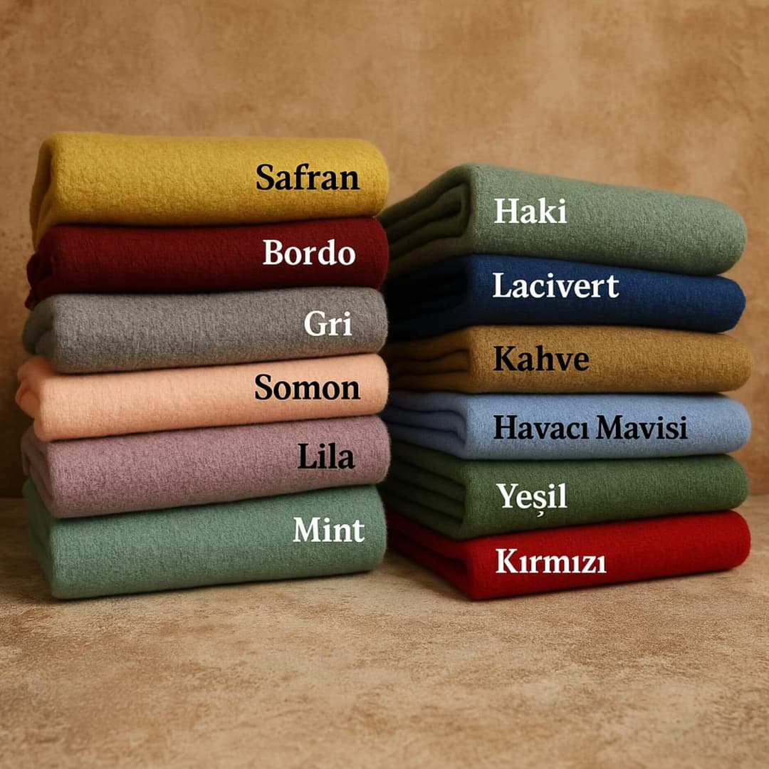 %100 Saf Yün Tek Kişilik Tv Battaniye, Koltuk Örtüsü, Haki, 130x170 cm - görsel 2